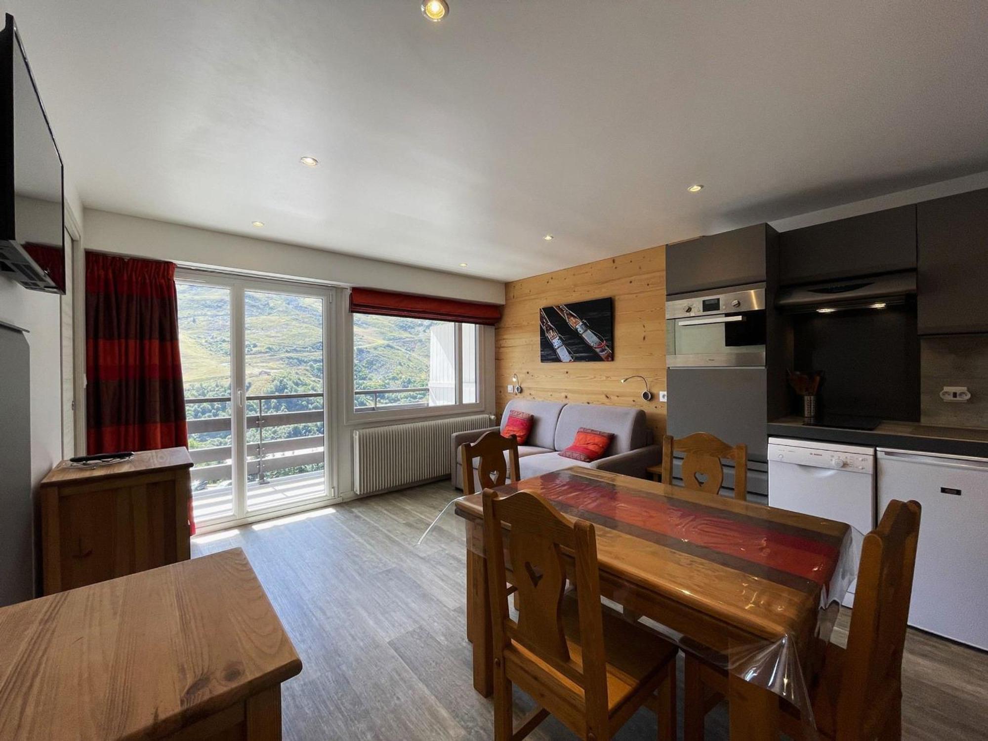Studio Renove Pour 4, Ski Aux Pieds, La Croisette, Les Menuires - Fr-1-452-230 Saint-Martin-de-Belleville Bagian luar foto