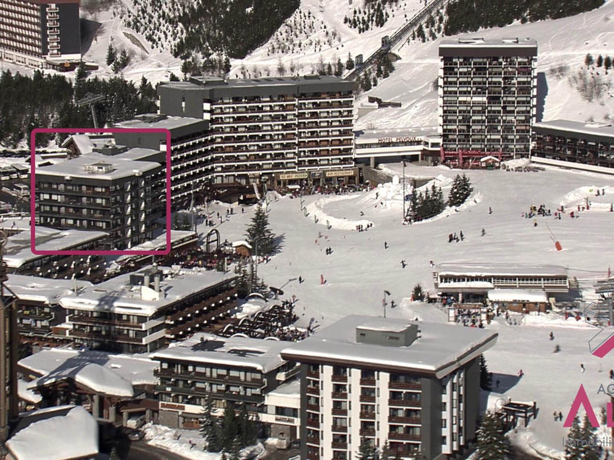 Studio Renove Pour 4, Ski Aux Pieds, La Croisette, Les Menuires - Fr-1-452-230 Saint-Martin-de-Belleville Bagian luar foto