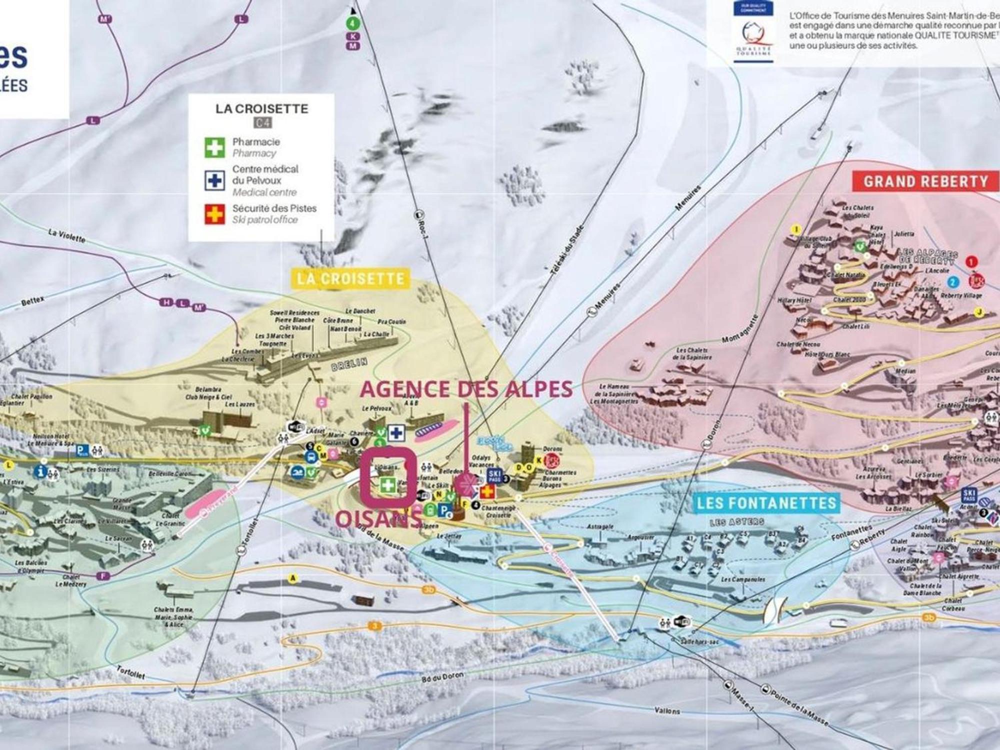 Studio Renove Pour 4, Ski Aux Pieds, La Croisette, Les Menuires - Fr-1-452-230 Saint-Martin-de-Belleville Bagian luar foto
